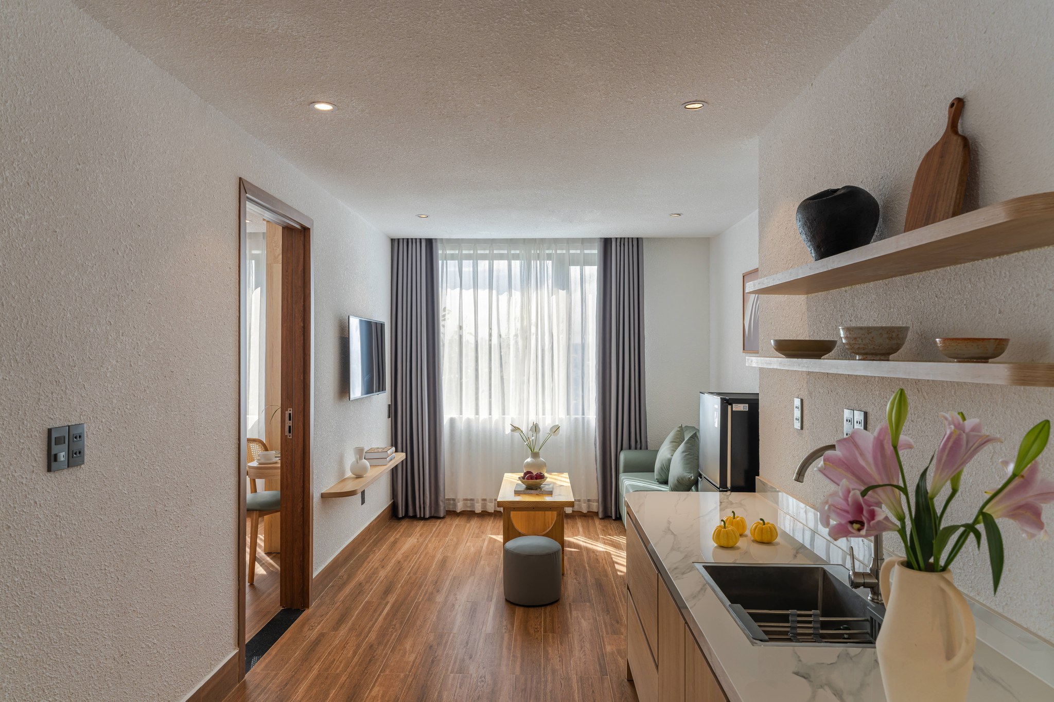 2-Bedroom Family Apartment gallery photo - DAWN Hotel Dalat